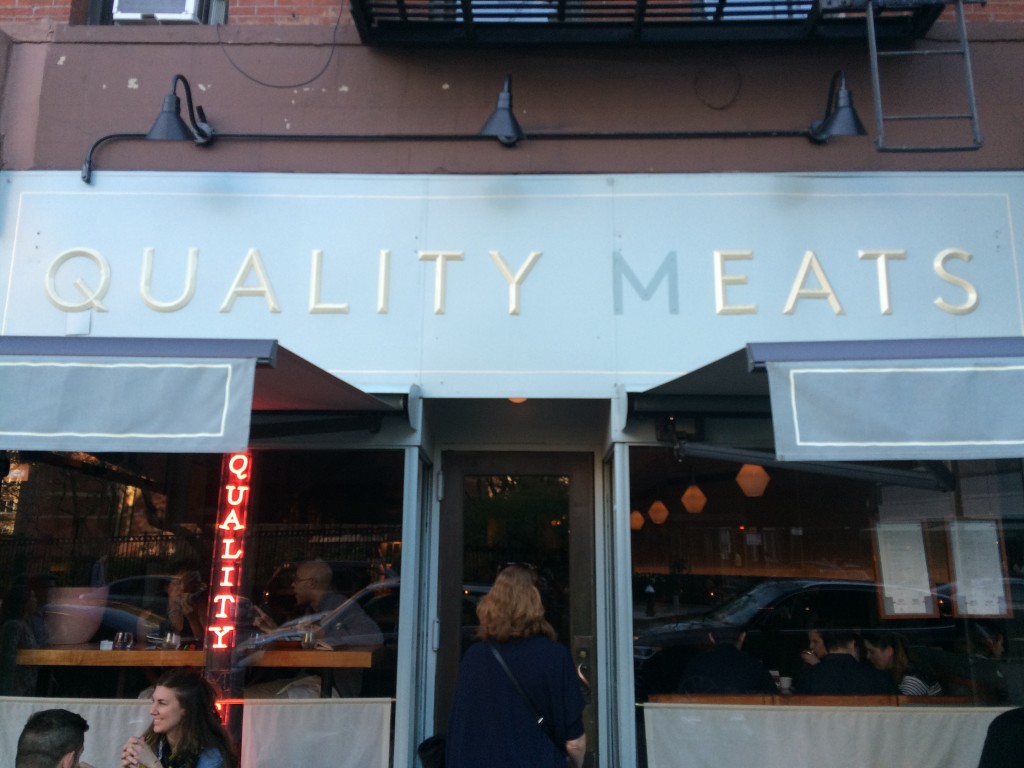QUALITY EATS, 19 Greenwich Avenue (between West 10th and Christopher Street), West Village