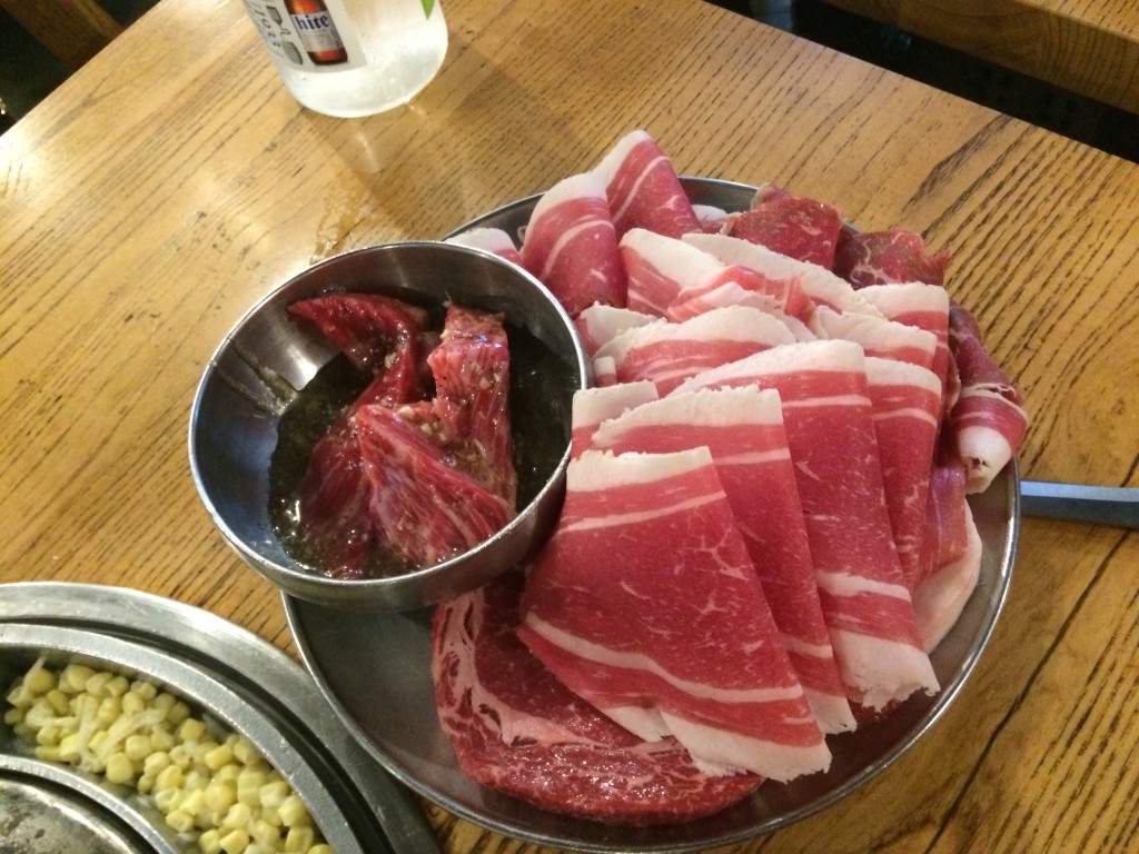 Beef Combo at KANG HO DONG BAEKJEONG