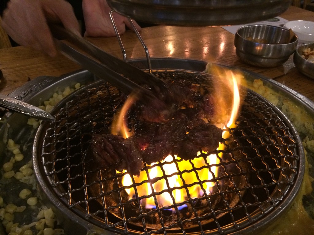 Korean BBQ at KANG HO DONG BAEKJEONG