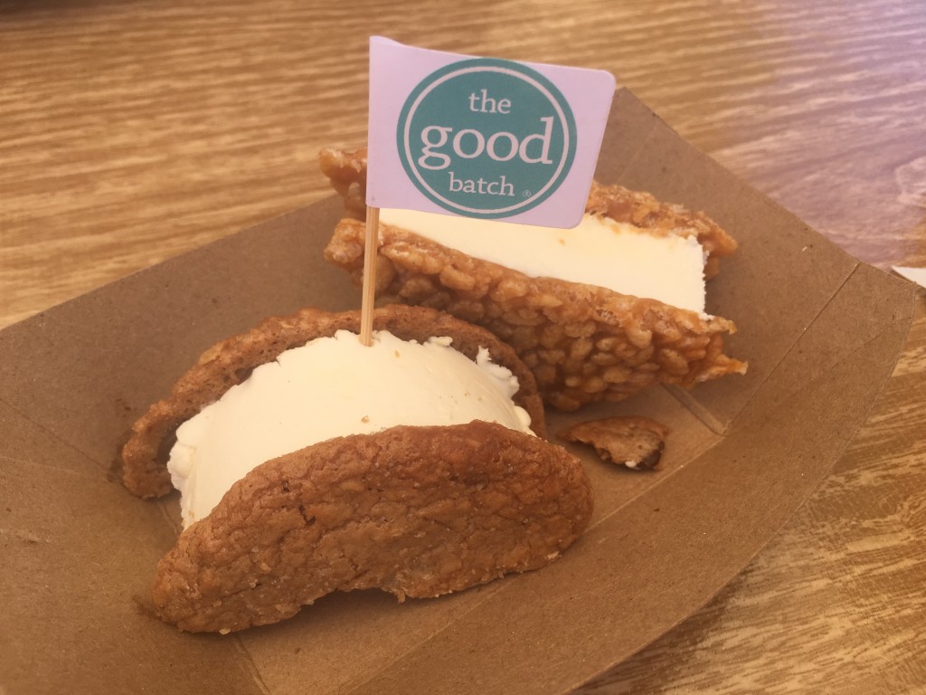 ICE CREAM SANDWICHES from THE GOOD BATCH at THE VENDY AWARDS